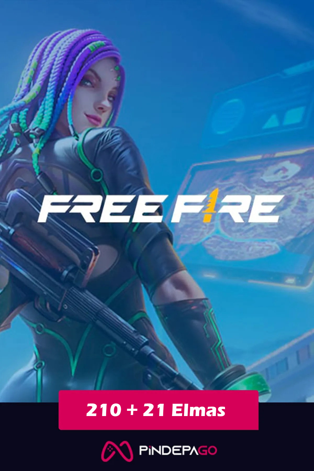 Free Fire 210 + 21 Elmas