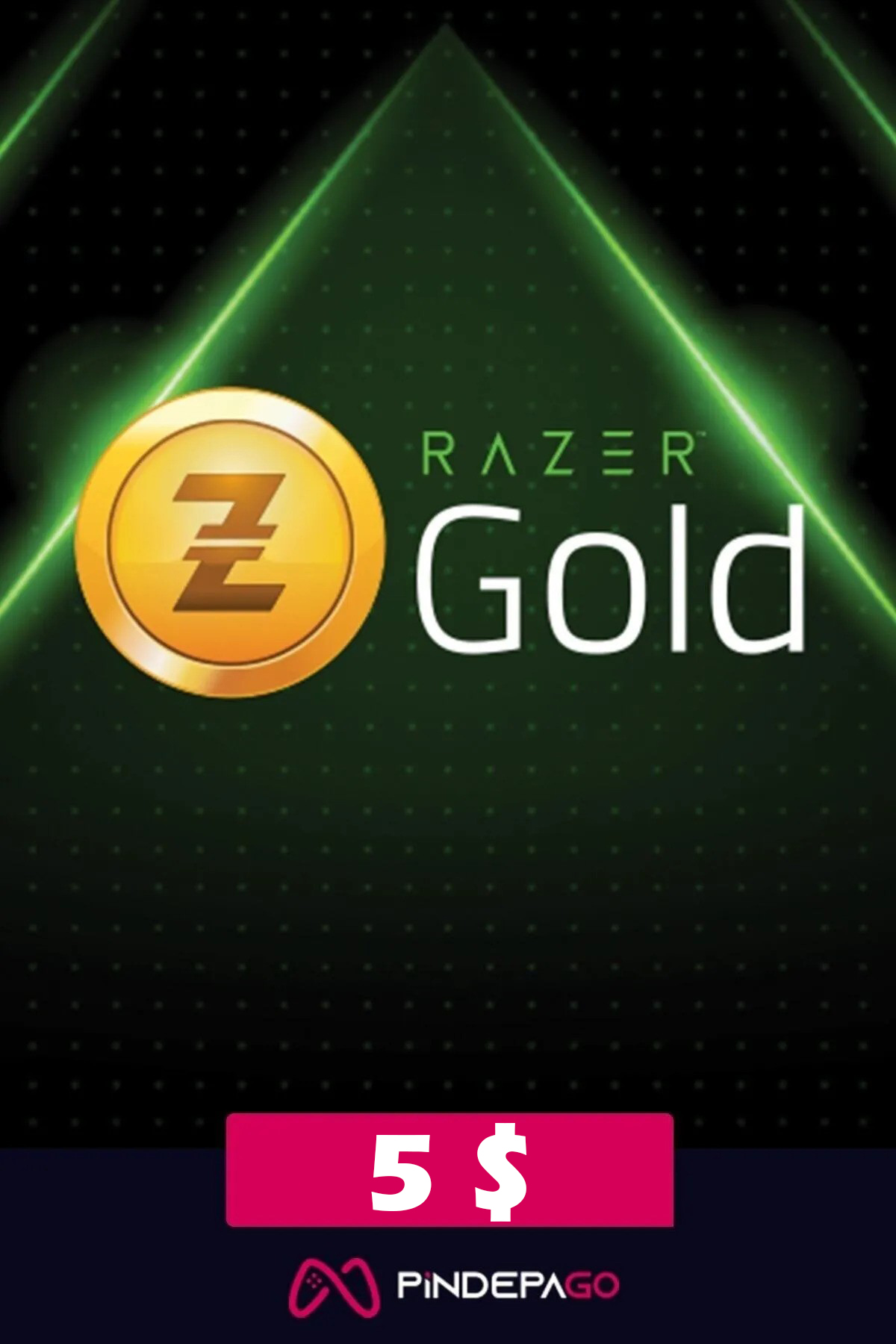 5 USD Razer Gold Pin	