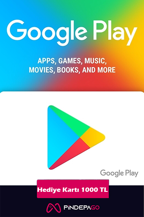 Google Play Hediye Kart 1000 TL